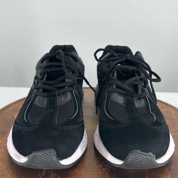 FitVille Shoes Mens 11.5 Wide Rebound Core Walking v1 Black Gray Athletic - Picture 2 of 12